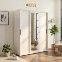 Lemari Pakaian Besi Sliding 160 - 3 Pintu